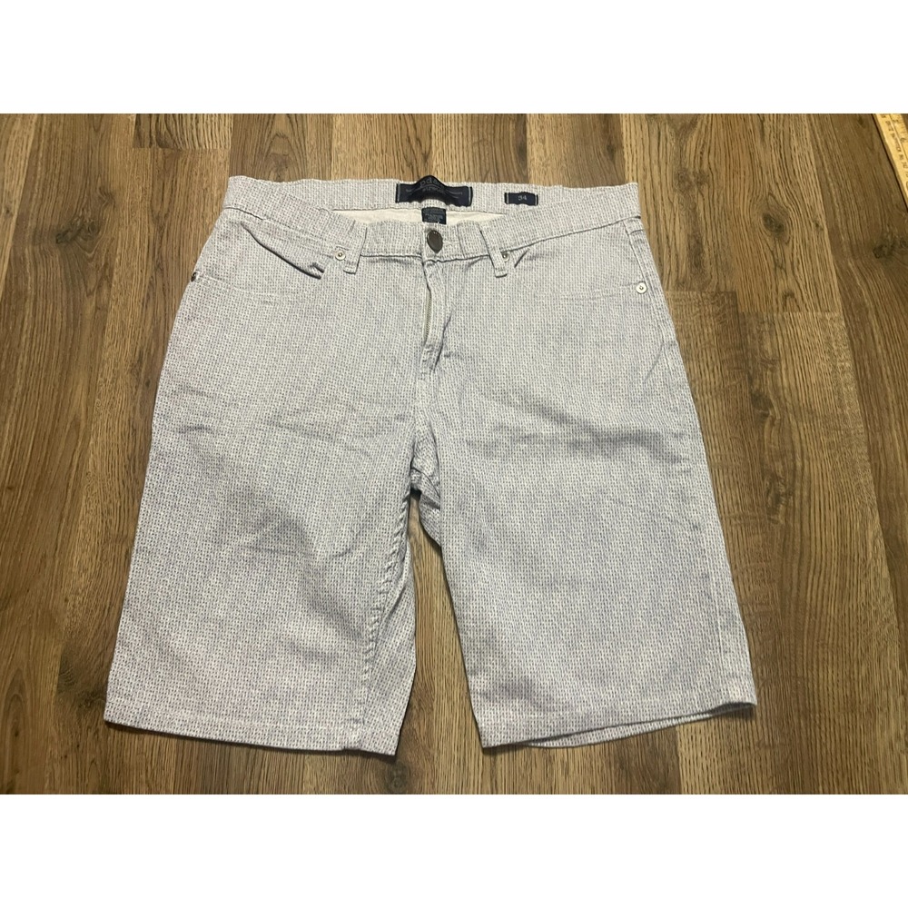 Paper Denim & Cloth Shorts, Men's Size 34, White Blue Grey, Stretch, Chino